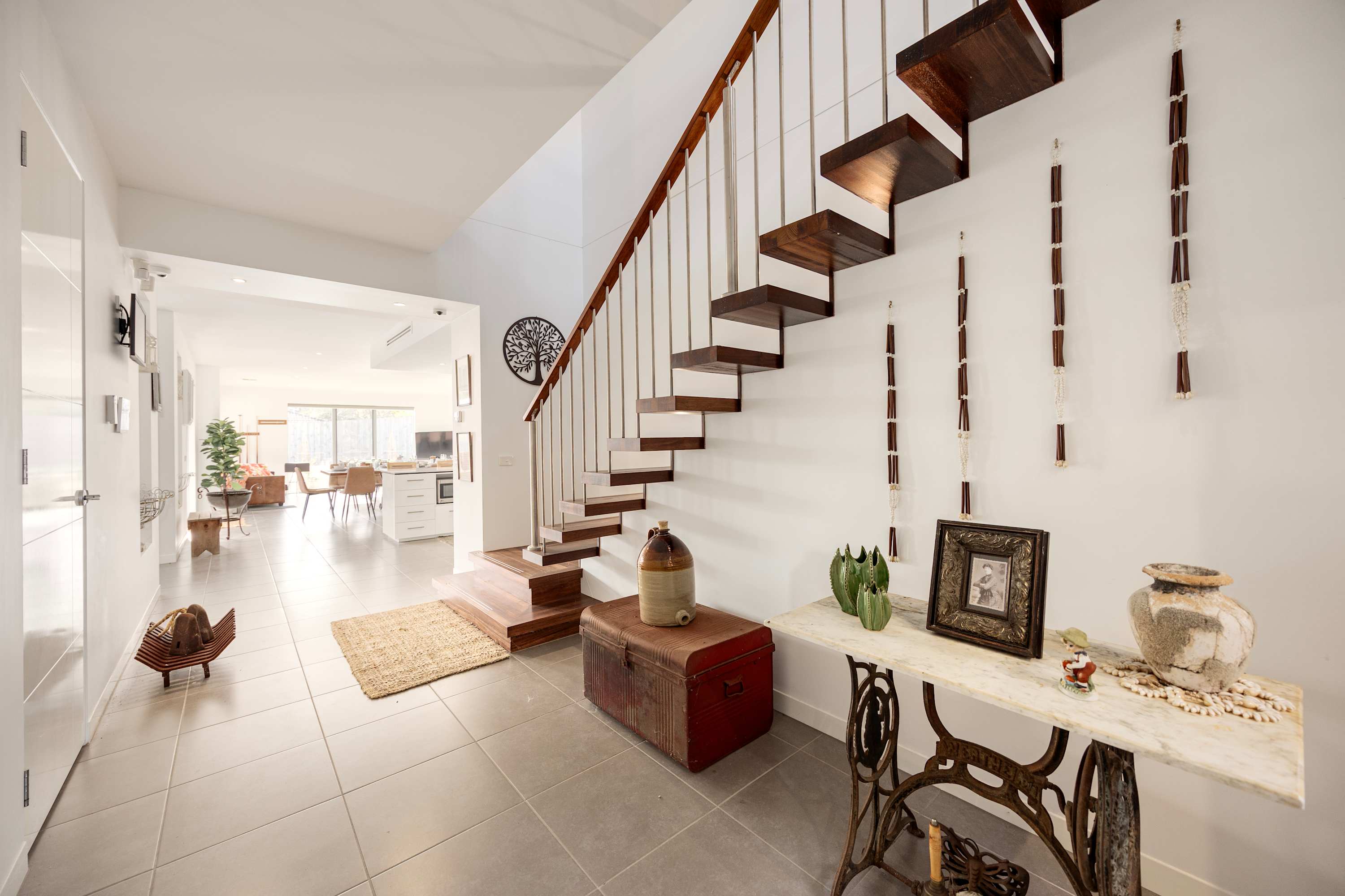 Entrance Hall + Stairacase